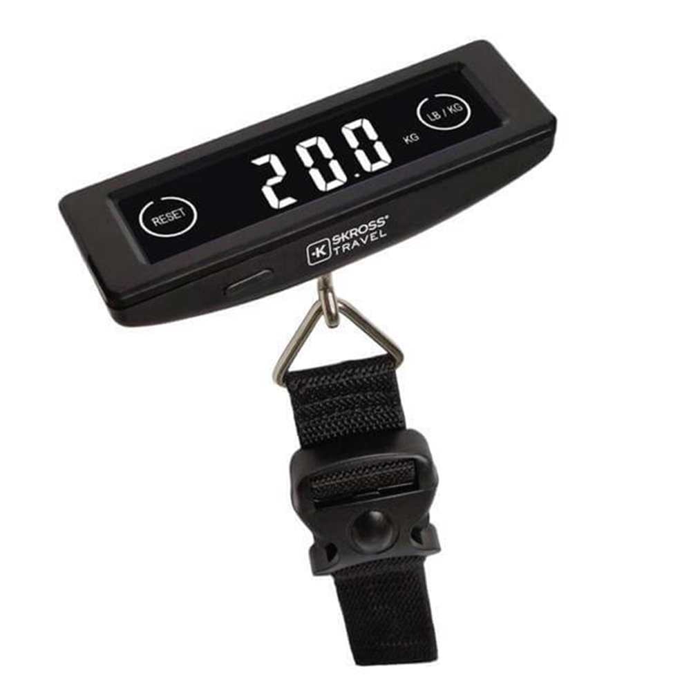 Skross - Travel LCD Touchscreen Digital Luggage Scale - Black