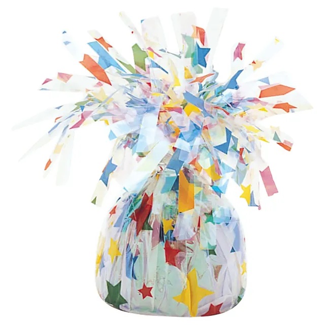 Unique - Stars Foil Balloon Weight - 1pc
