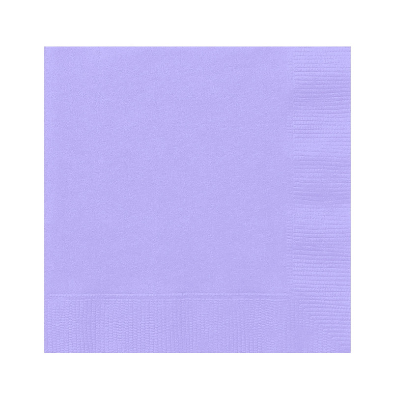 Unique - Lunch Napkins - Lavender - 20 Pcs