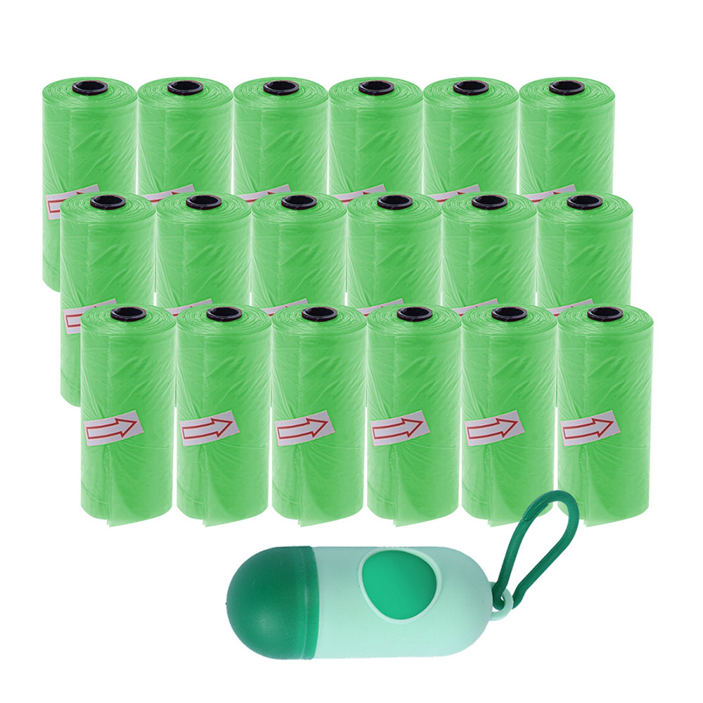 Star Babies - Disposable Scented Nappy Bag With Dispenser - Green - Pack of 18 - 276pcs
