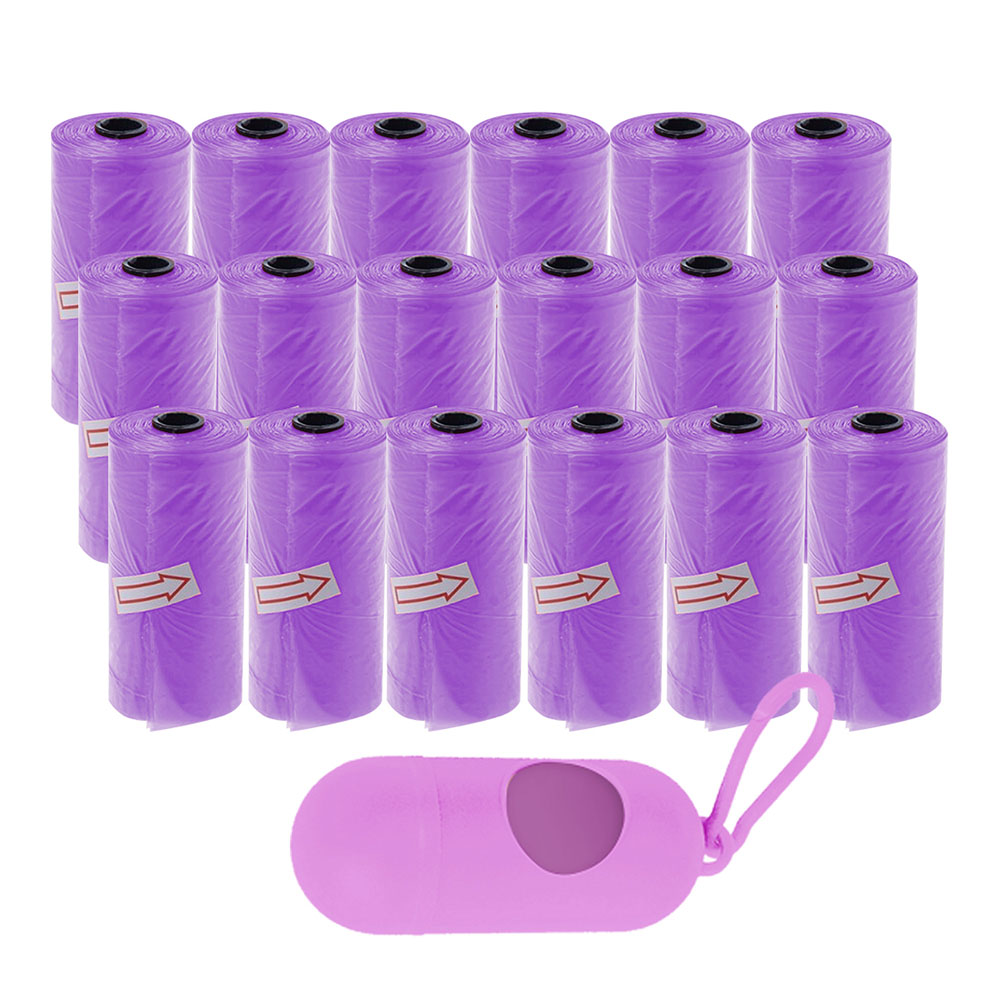 Star Babies - Disposable Scented Nappy Bag With Dispenser - Lavender - Pack of 18 - 276pcs