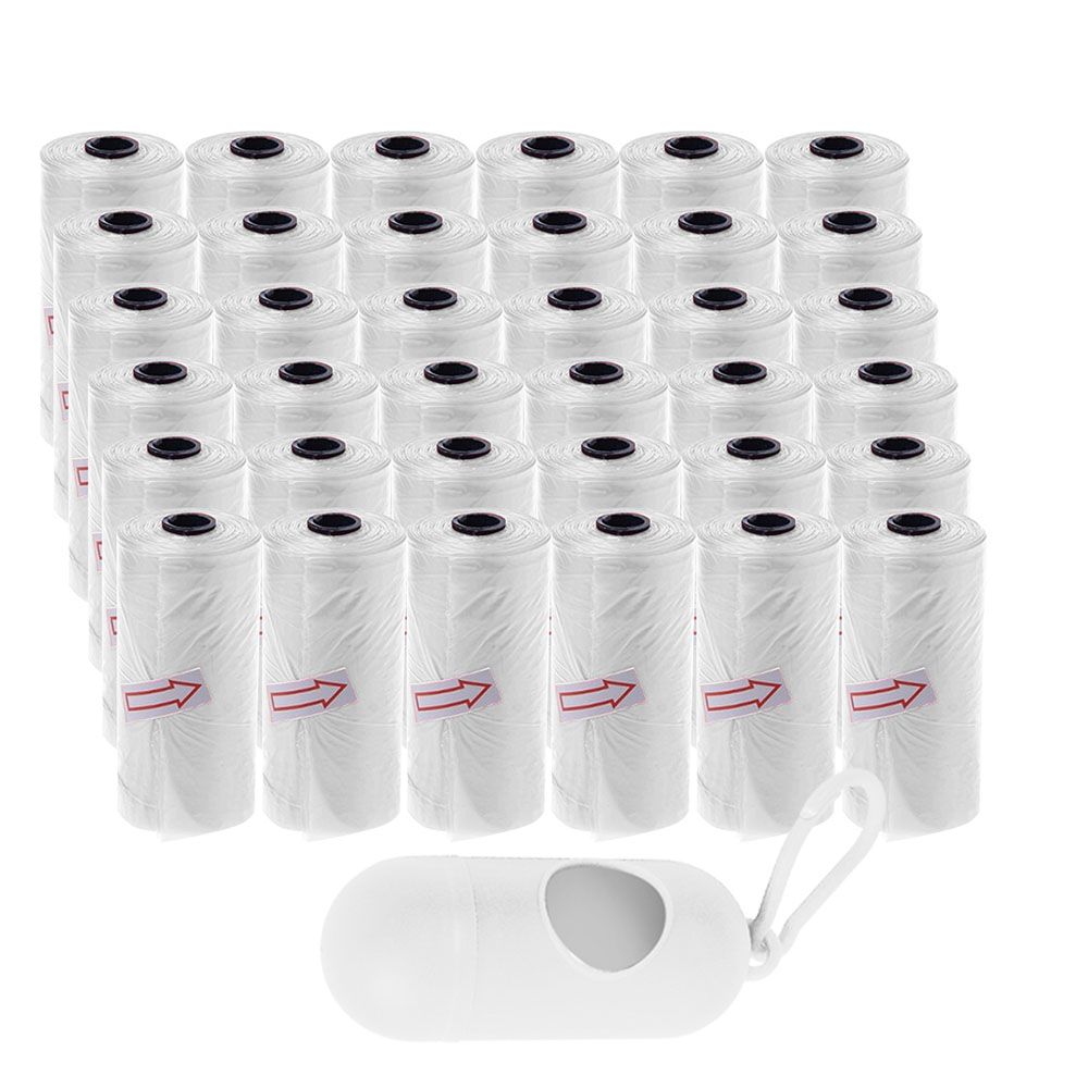Star Babies - Disposable Scented Nappy Bag With Dispenser - White - Pack of 36 - 540pcs