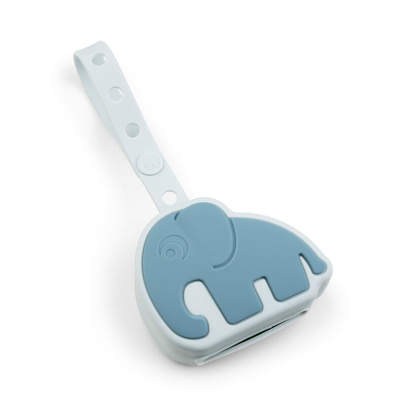 Done By Deer - Silicone Pacifier Pouch - Elphee - Blue