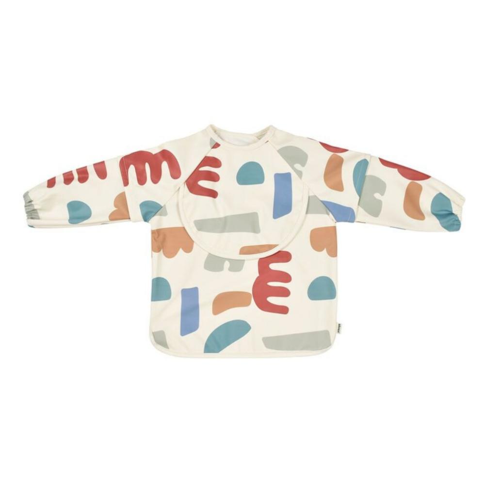 Beaba - 2-in-1 Bib With Removable Sleeves - Playful