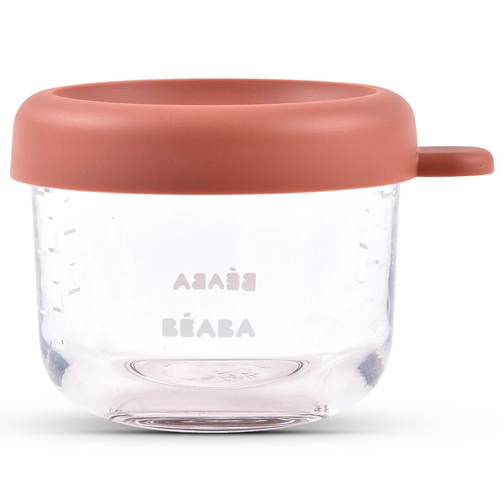 Beaba Glass Baby Food Jar - Terracotta - 150ml