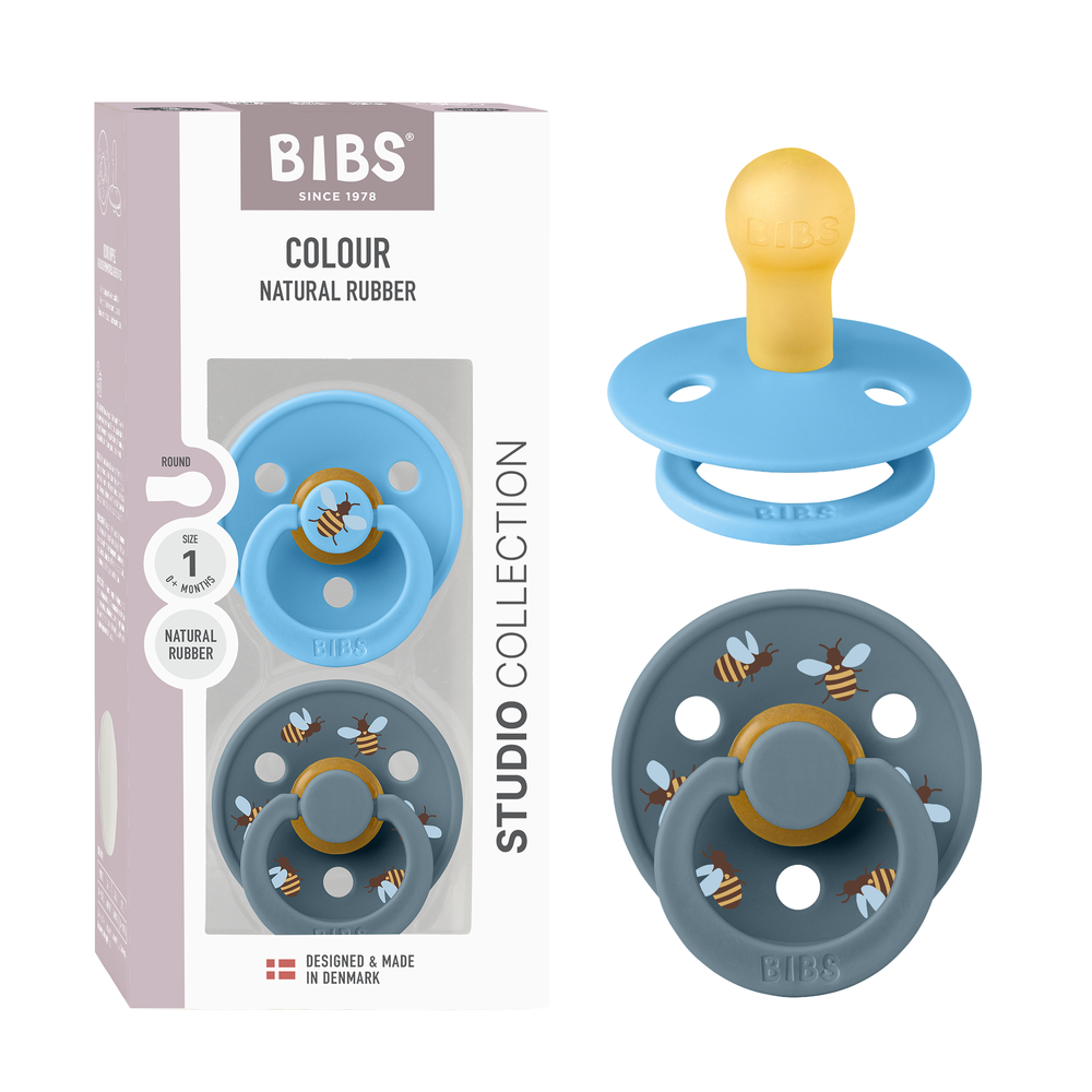 Bibs - Pacifier Studio Bumblebee Latex Size 1 Breeze - 2pcs