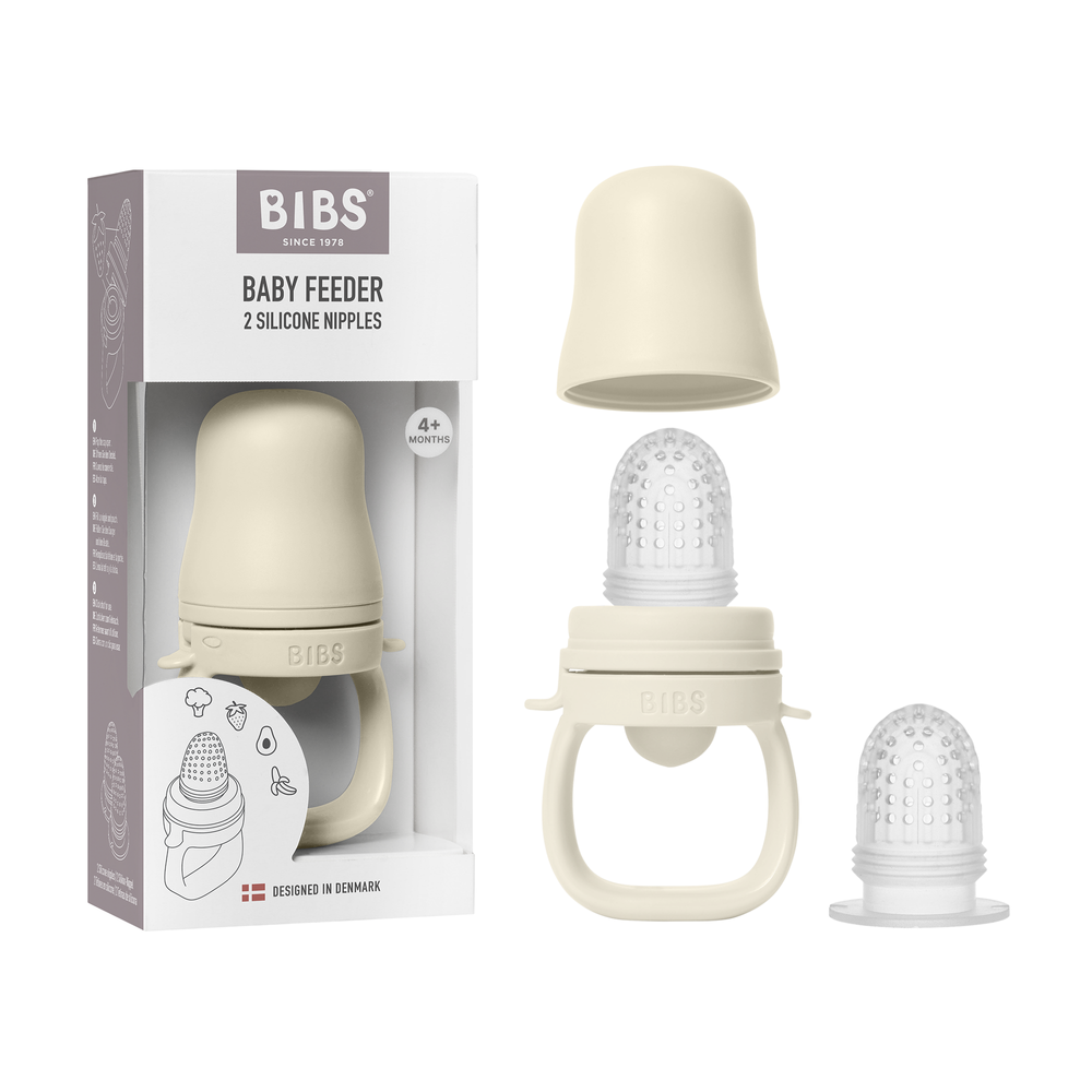 Bibs - Baby Feeder With 2 Nipples - Ivory