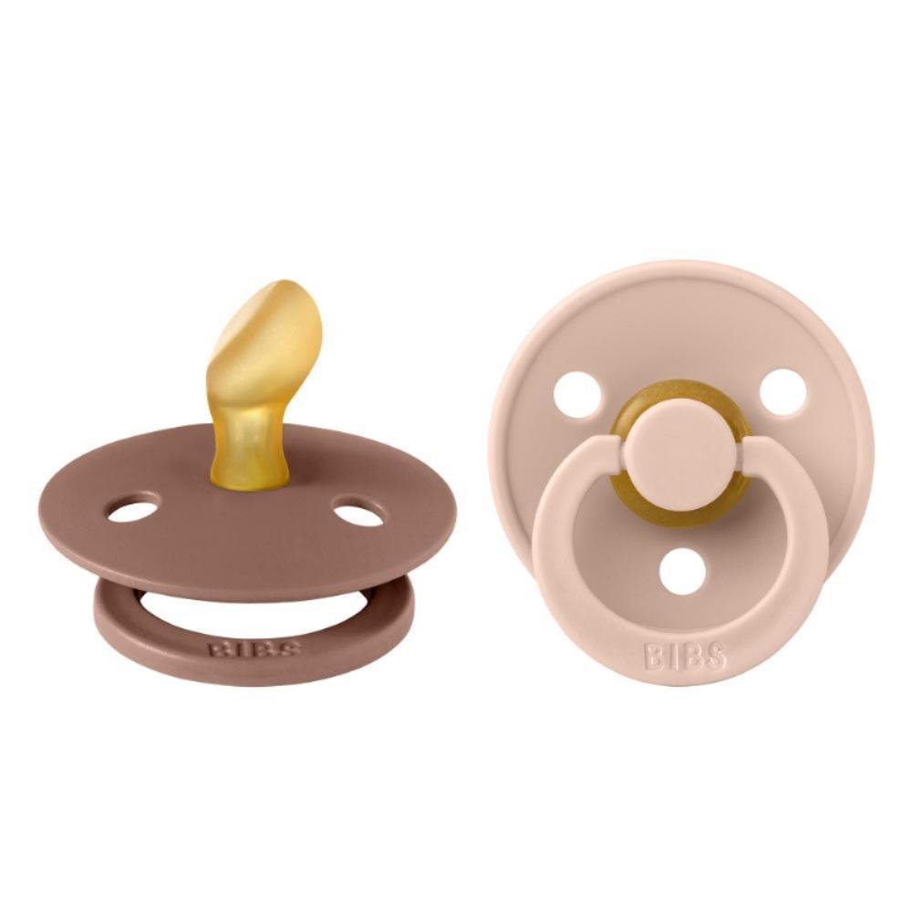 Bibs - Latex Anatomical Pacifiers 0M - Blush Woodchuck - Pack of 2 - Size1
