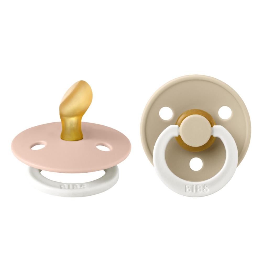 Bibs - Latex Anatomical Pacifiers 0M - Blush Vanilla Glow - Pack of 2 - Size1