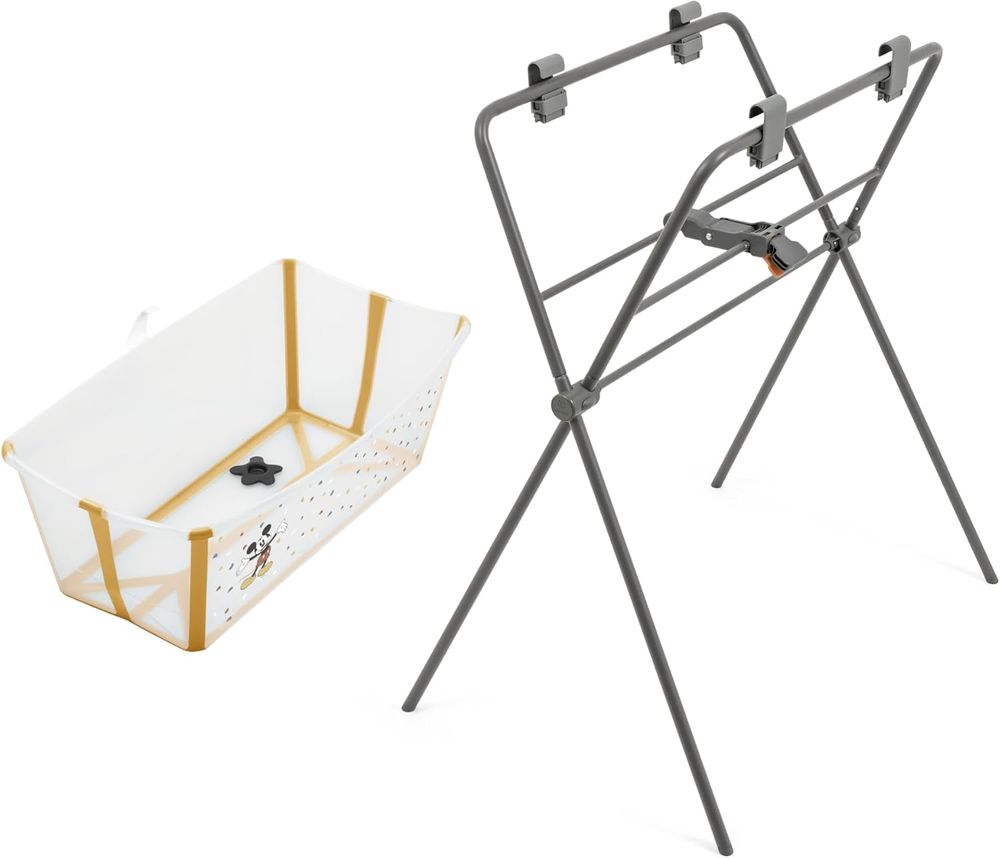 Stokke - Flexi Bath Tub & Foldable Stand Set - Multicolor - 2 Pcs