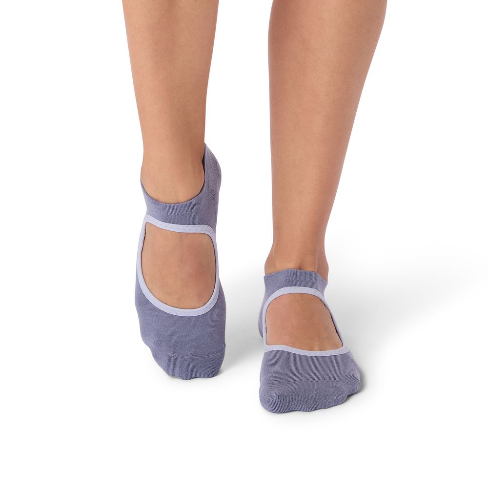 Satori Athletica - Aya Grip Socks - Shadow Luxe