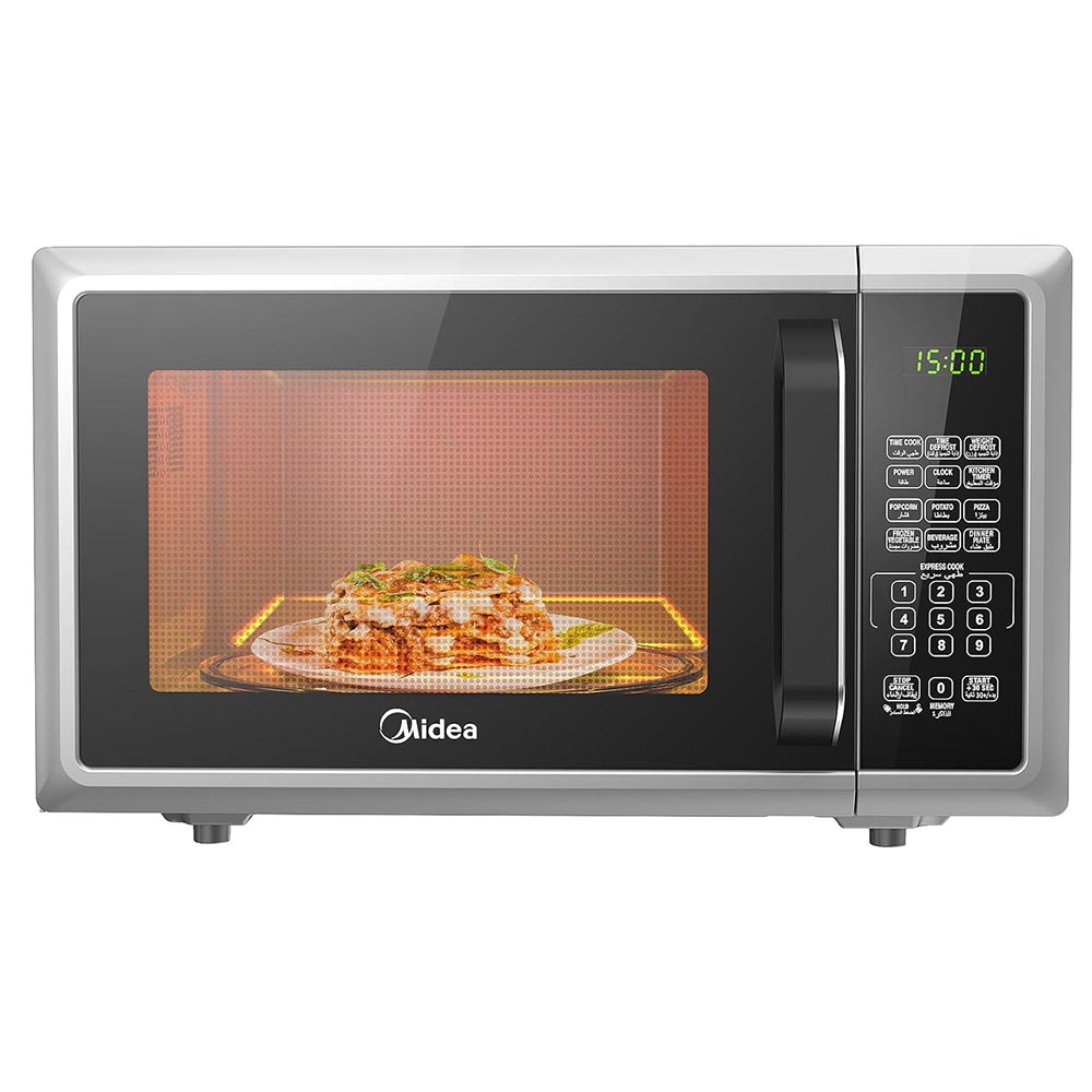 Midea Digital Microwave Oven - Silver - 25 L