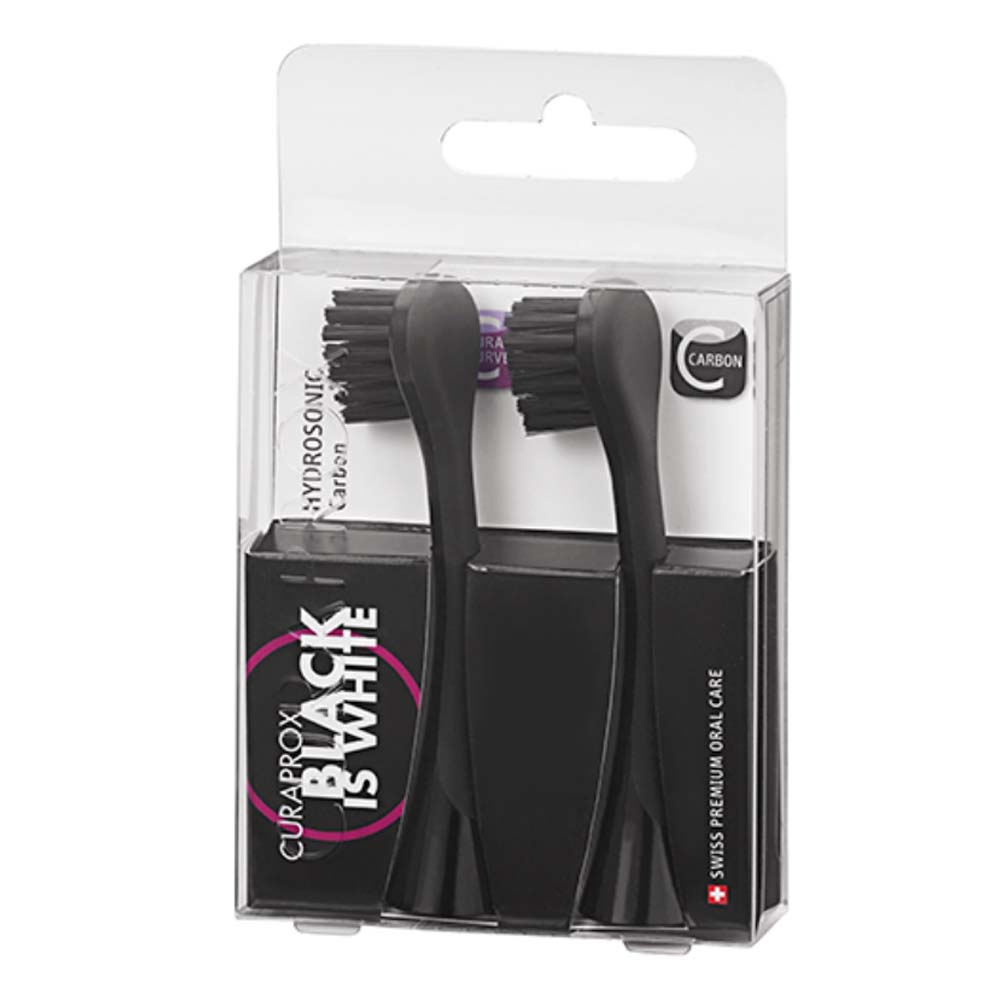 Curaprox - Black Is White Hydrosonic Carbon Brush 2 Heads