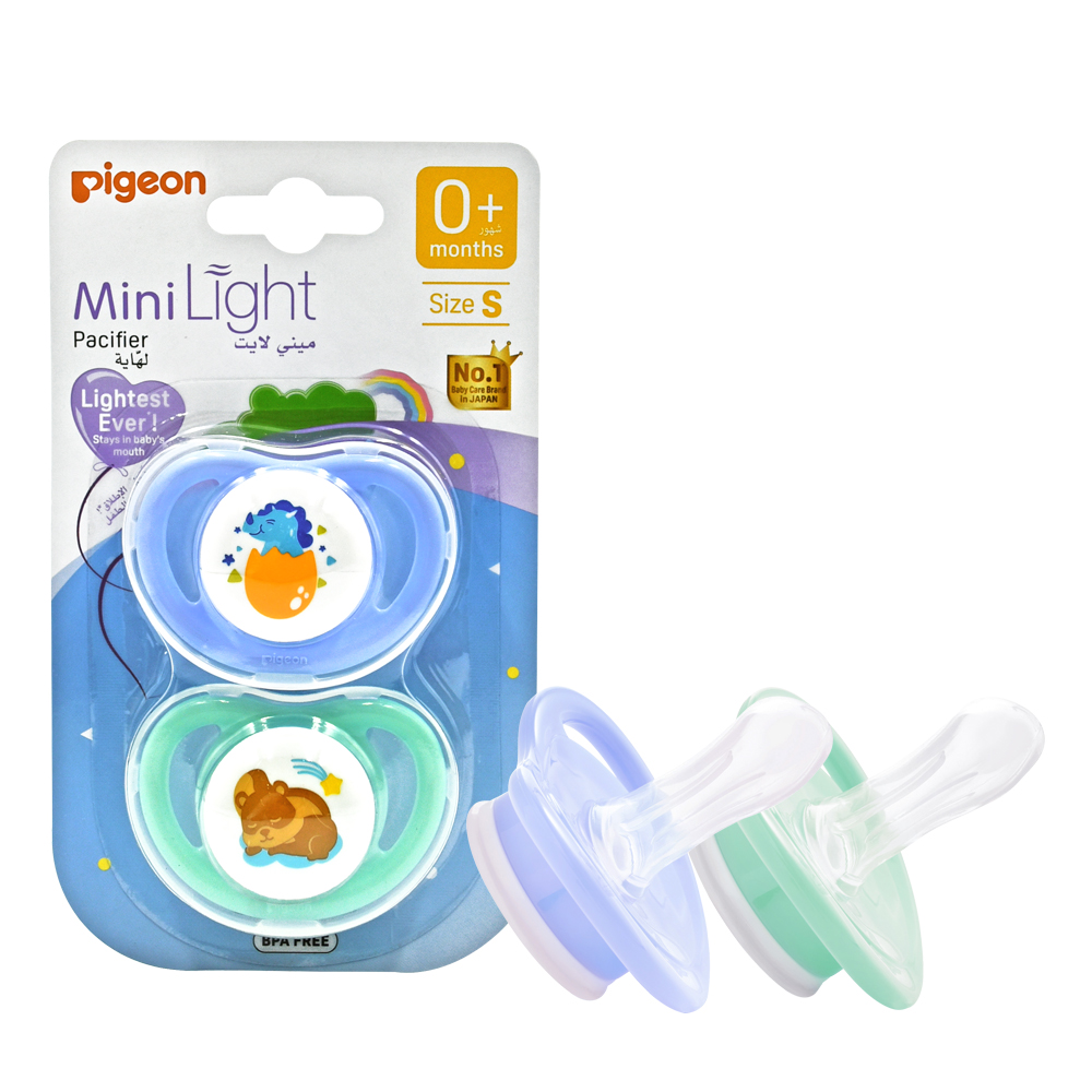 Pigeon - Mini Light Pacifier Twin Boy (S)