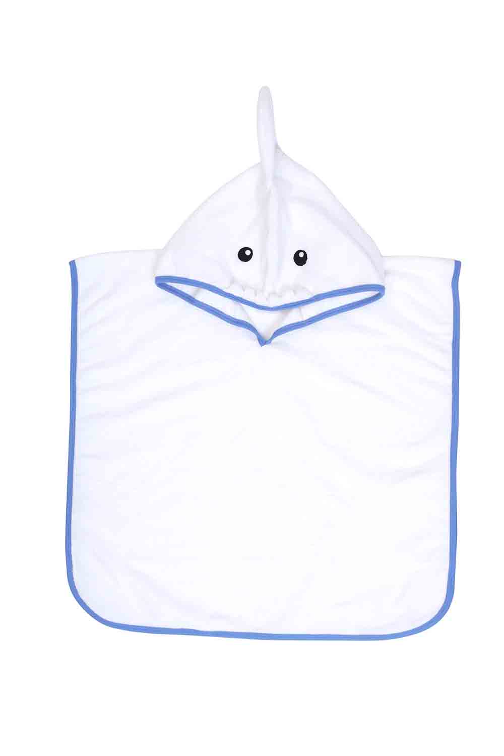 Mi Dulce An'ya - Baby Organic Terry Hooded Towel - Shark