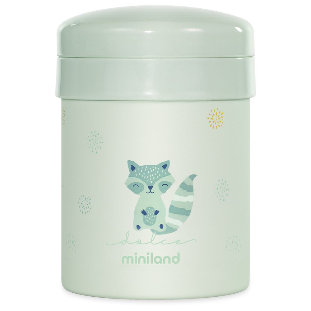 Miniland - Thermetic Fox Food Container - Mint - 700 ml