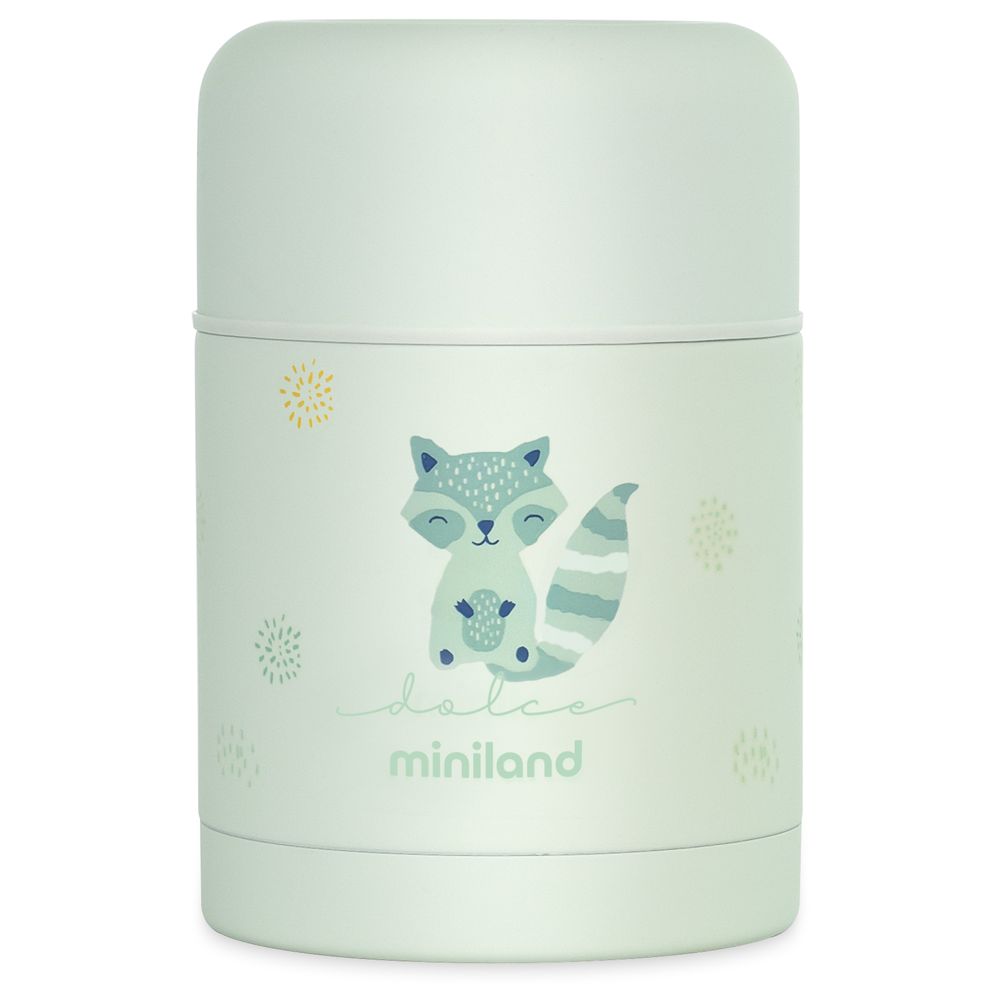 Miniland - Thermy Fox Food Container - Blue