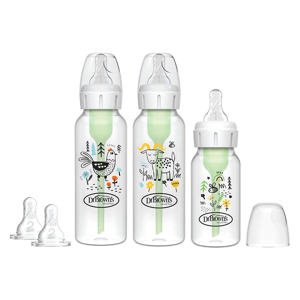 Dr. Browns - Pp Narrow Anti-Colic Baby Bottle Starter Kit - 6 Pc Set