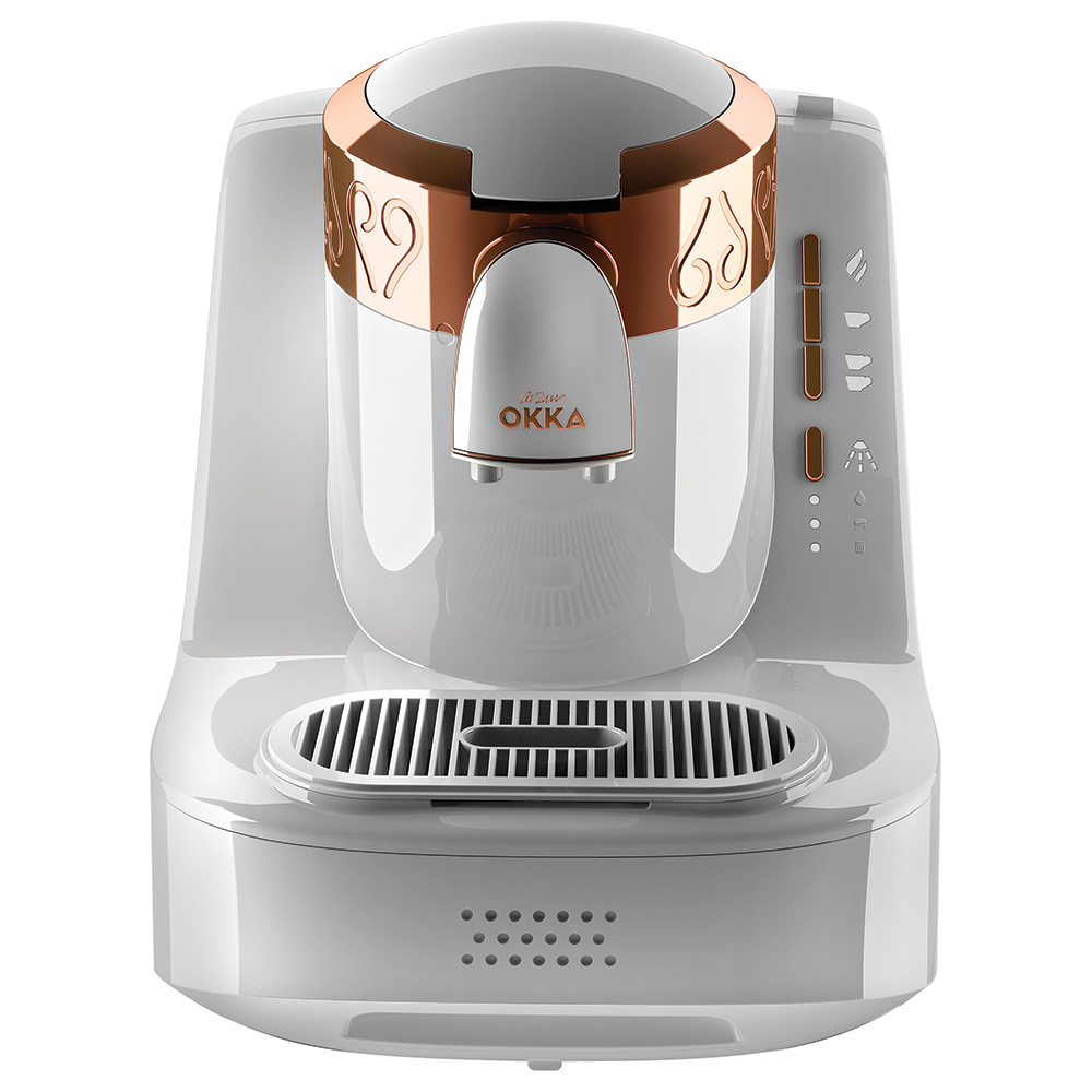 Arzum Okka Turkish Coffee Maker - White & Copper