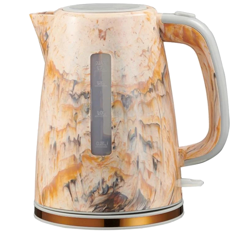 كولين - غلاية كهربائية تأثير رخامي - برتقالي - 1.7 لتر - 2200 واط