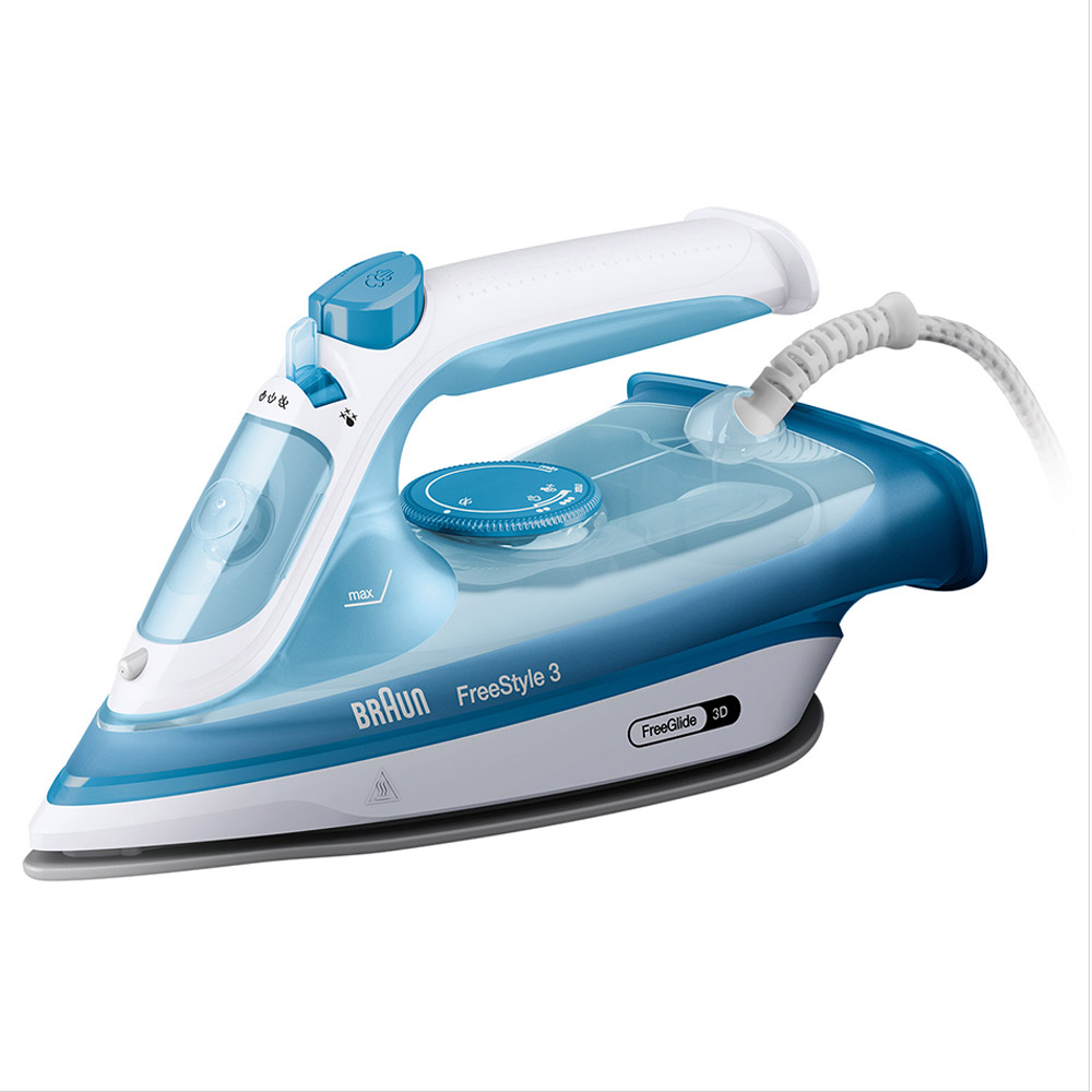 Braun FreeStyle 3 Steam Iron Blue - 2400 W