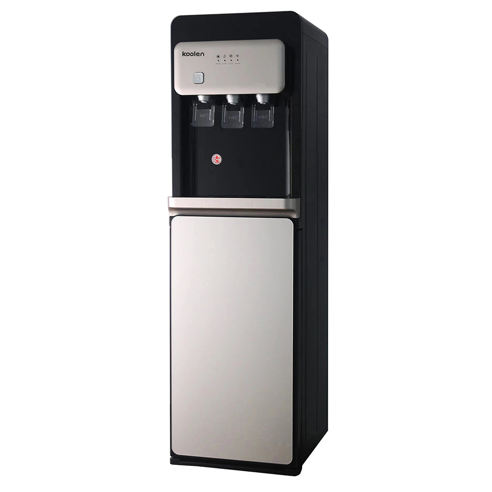 كولين - موزع مياه بثلاث صنابير - أسود وفضي - 590 واط