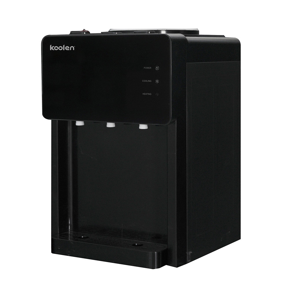 كولين - موزع مياه بواجهة زجاجية للطاولة - أسود - 3 لتر - 590 واط