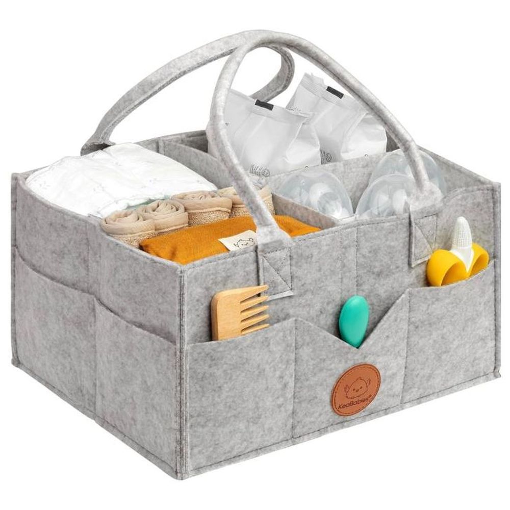 Keababies - Original 2.0 Diaper Caddy - Classic Grey