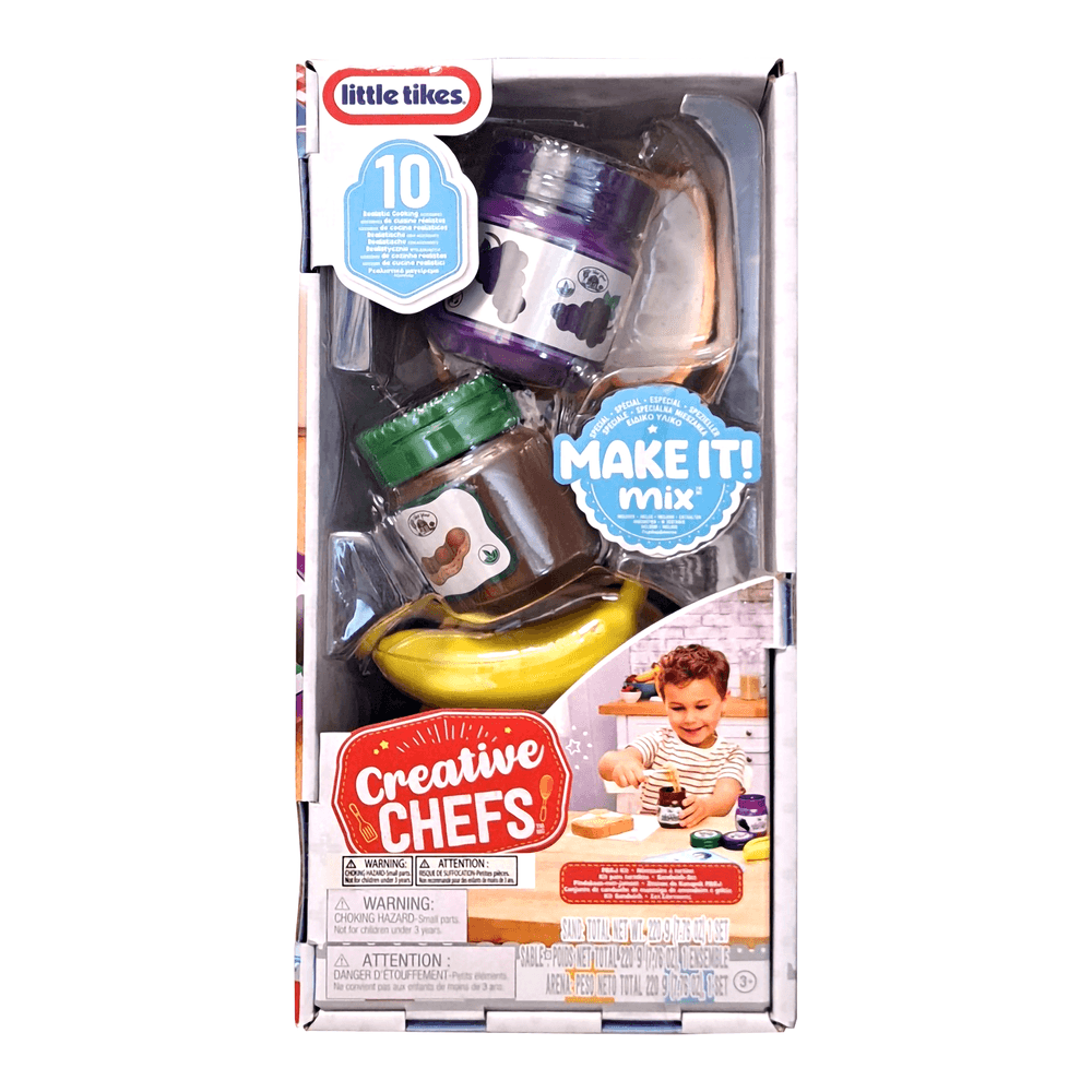 Little Tikes - Creative Chefs Peanut Butter & Jelly Kit - 10 Pcs