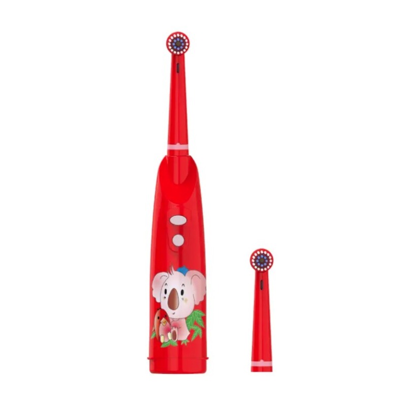 Spectrum - Kids Electric Toothbrush With Replacement Brush Head - Red