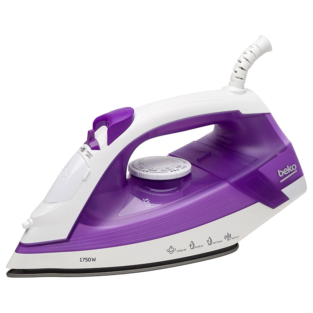 Beko Steam Iron - Purple/White - 1750 W