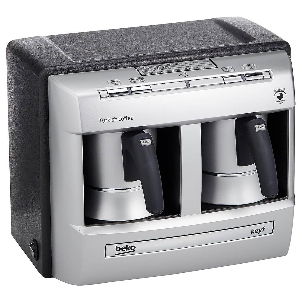 Beko Turkish Coffee Machine With Double Pot - Silver - 1200 W