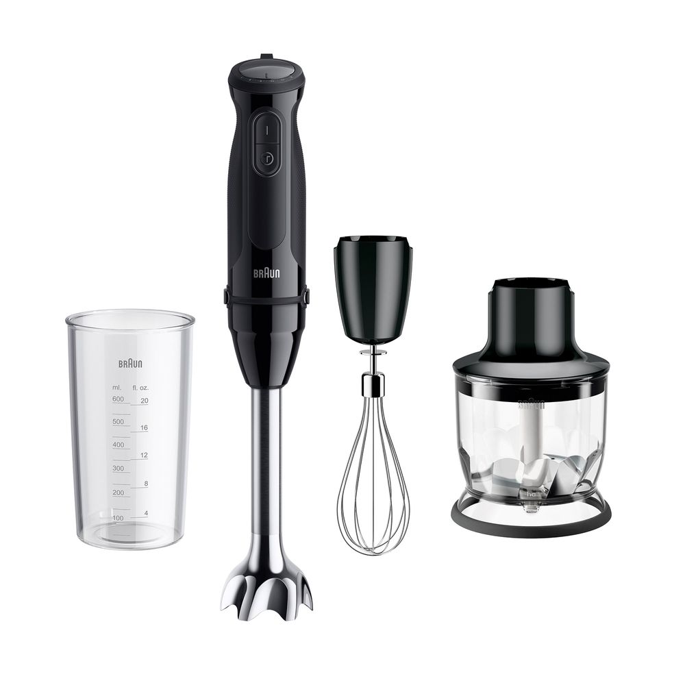 Braun - MultiQuick 5 3-In-1 Hand Blender - Black - 1000 W