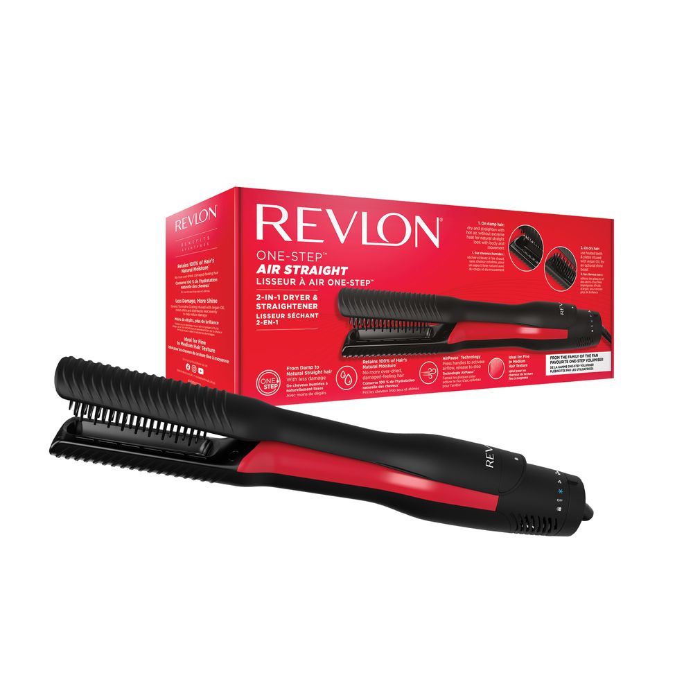 Revlon One-Step Air Straight 2-in-1 Dryer & Straightener, RVDR5330 ARB