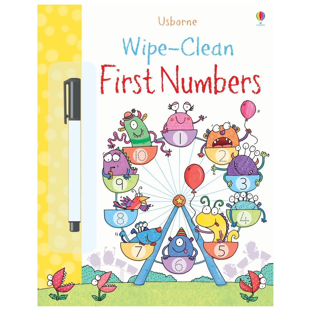 كتب Usborne - مسح نظيف - الأعداد الأولى