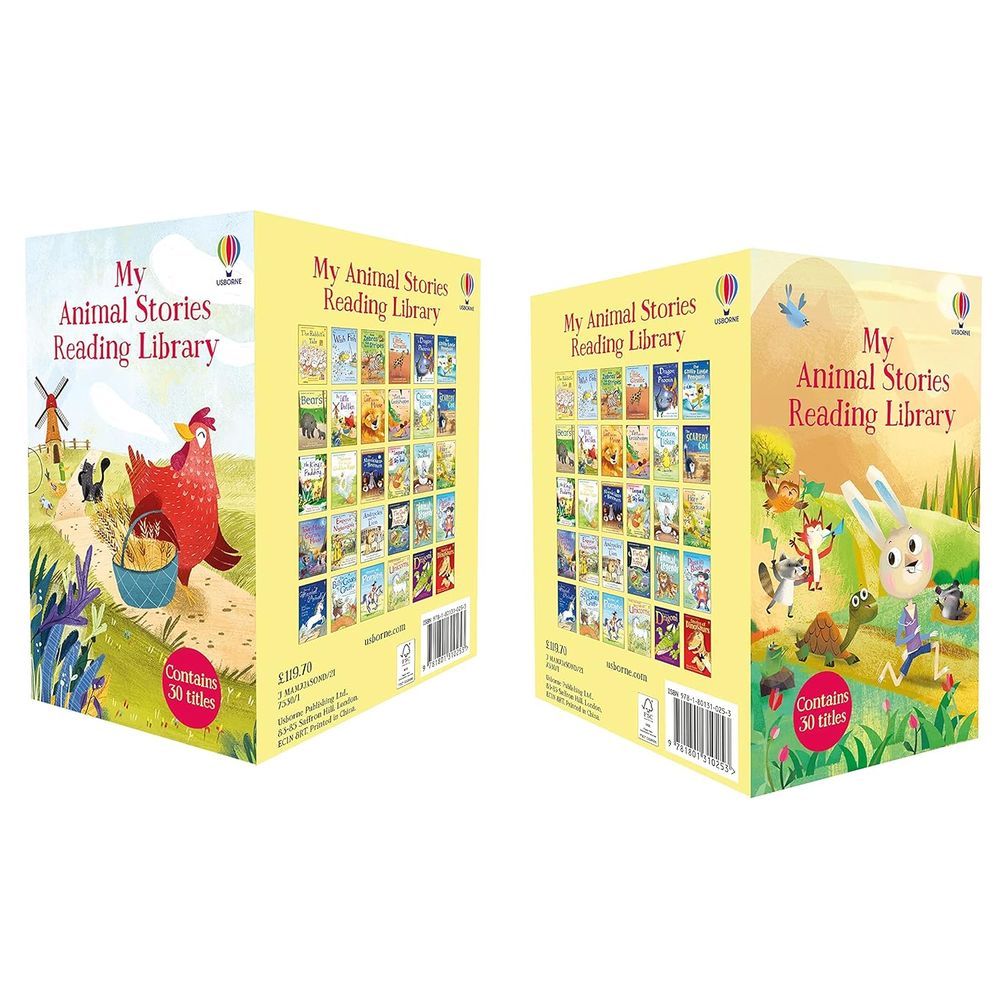 كتب أسبورن-  مجموعة كتب My Animal Stories Reading Library - Pack of 30