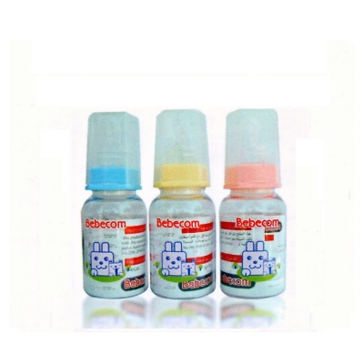 Bebecom Glass 125ml Bottle - Assorted Colours