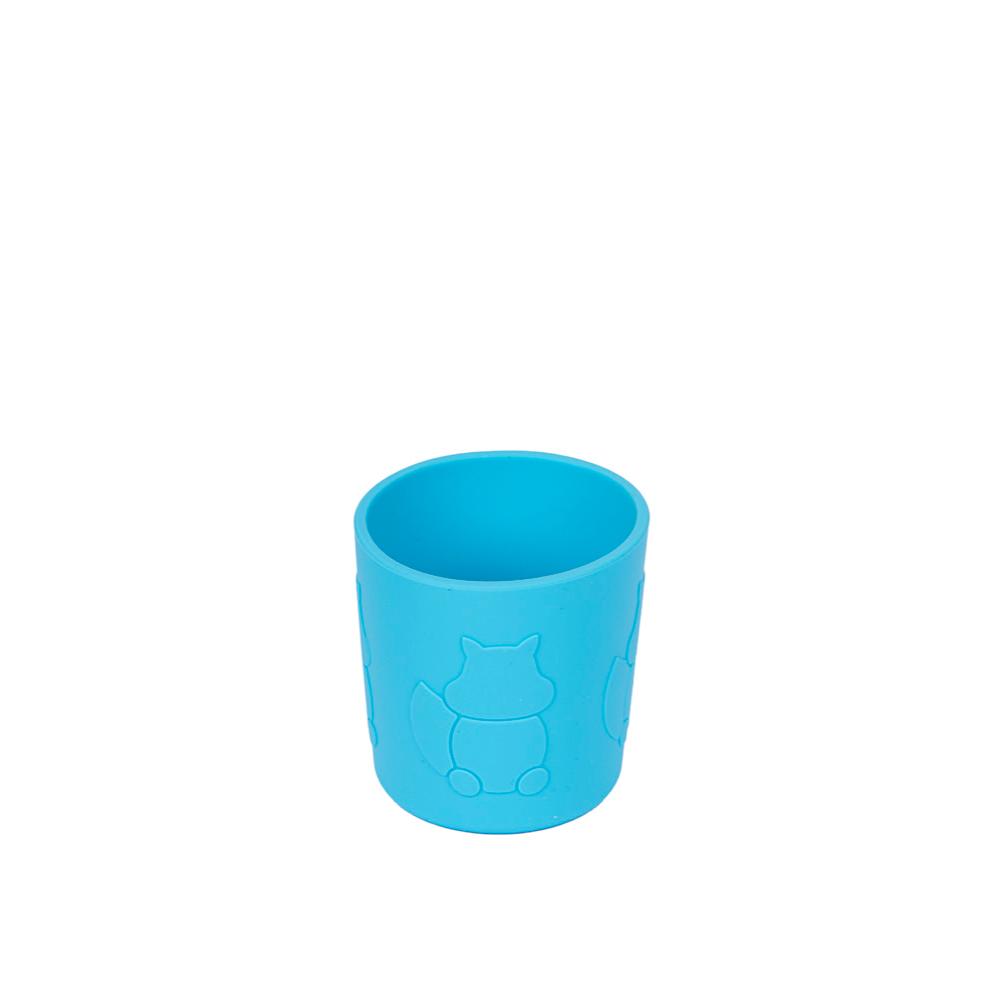 Babies Basic - Stage 2 Silicone Trainer Cup with Handle & Straw - Blue
