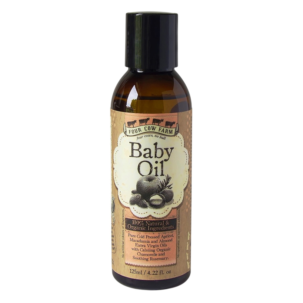 Four Cow Farm Baby Oil (125ml)