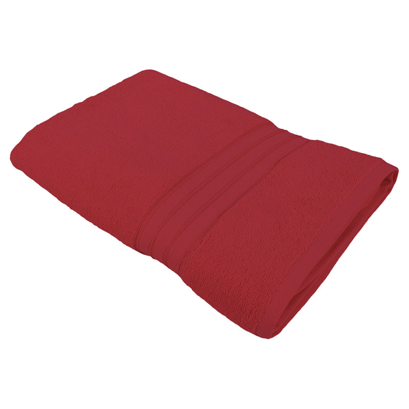 BYFT - Home Trendy Premium Bath Towel - Red - 70 x 140cm