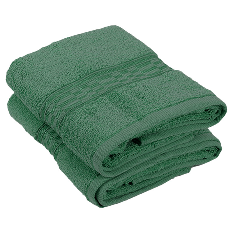 BYFT Home Ultra Premium Hand Towel Green 50 x 90cm Pack of 4