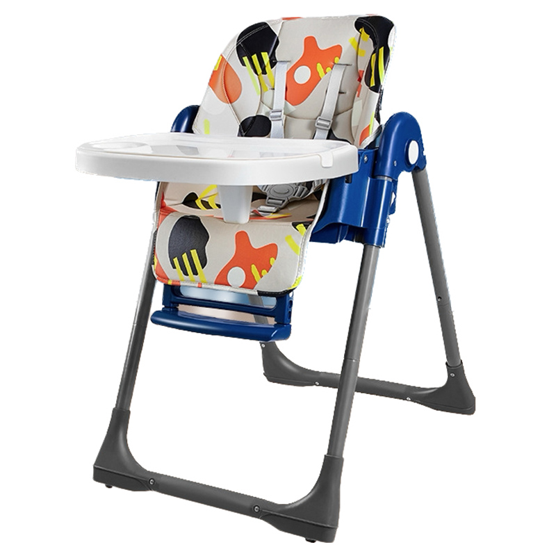 Lovely Baby Graffiti High Chair - Blue