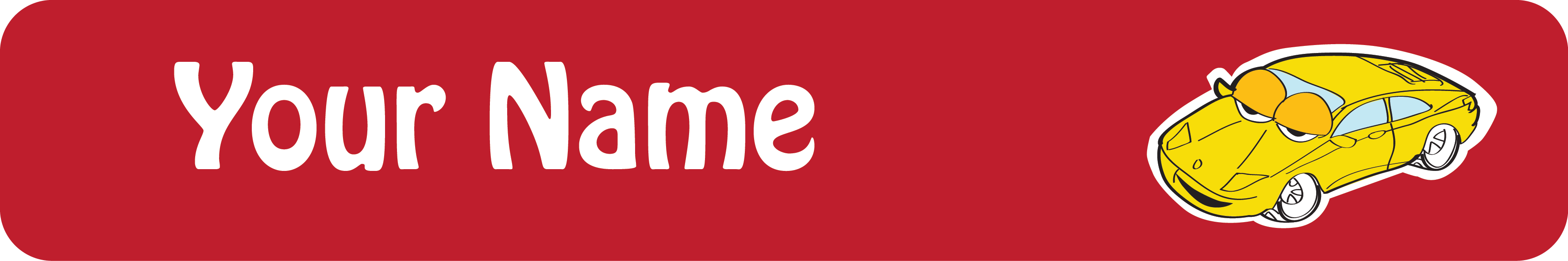 Ladybug - Sport Car Labels - Pack of 42