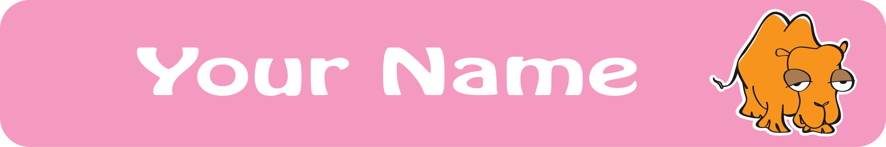 Ladybug - Camel Pink Labels - Pack of 42