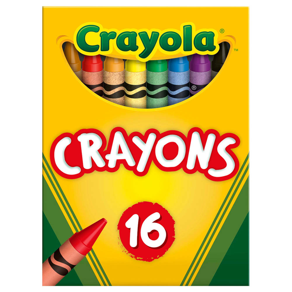 Crayola - Classic Peggable Crayons Colors - 16 Pcs