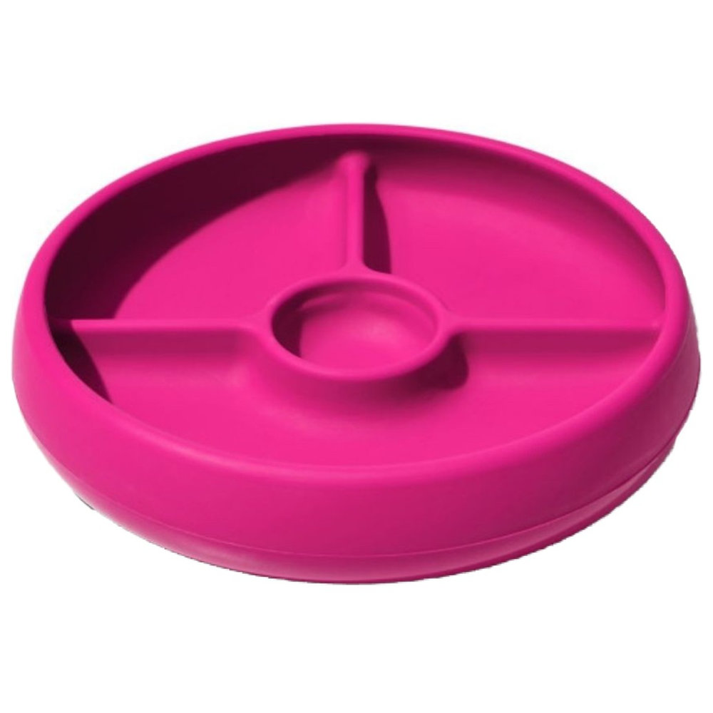 Oxo Tot Silicone Divided Plate - Pink