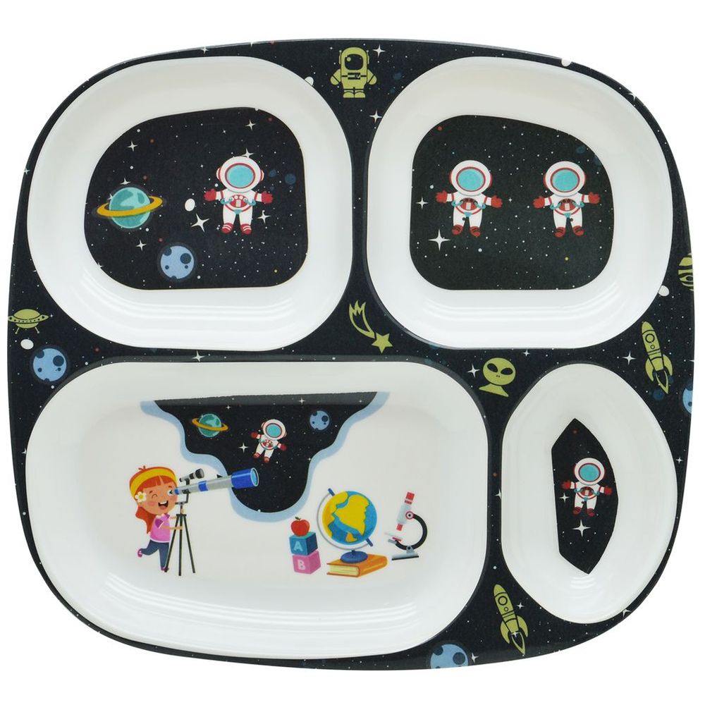 Dinewell Kids Rectangle Plate - Astronaut