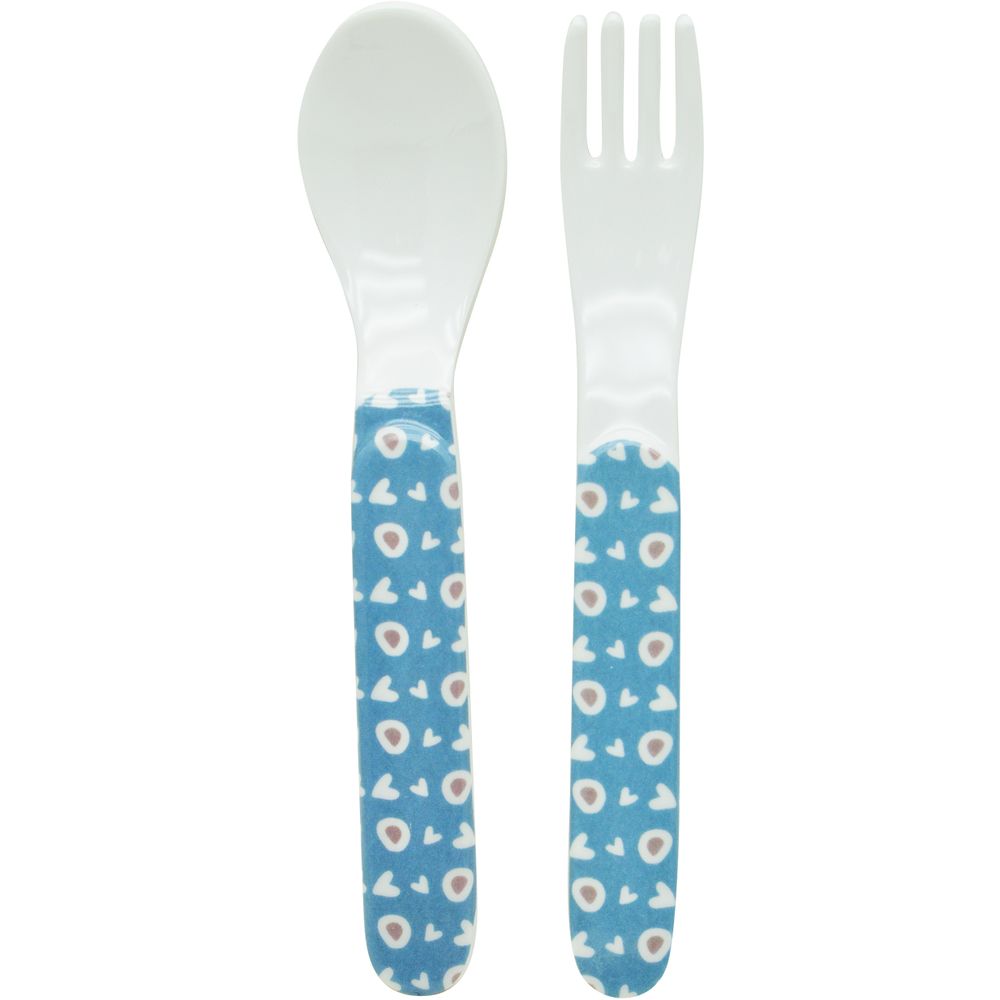 Dinewell Kids Spoon And Fork Set - Panda - 2 Pcs - 6-Inch