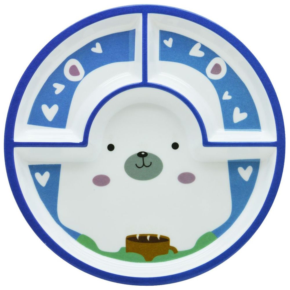 Dinewell Kids Round Plate - Panda - 10-Inch