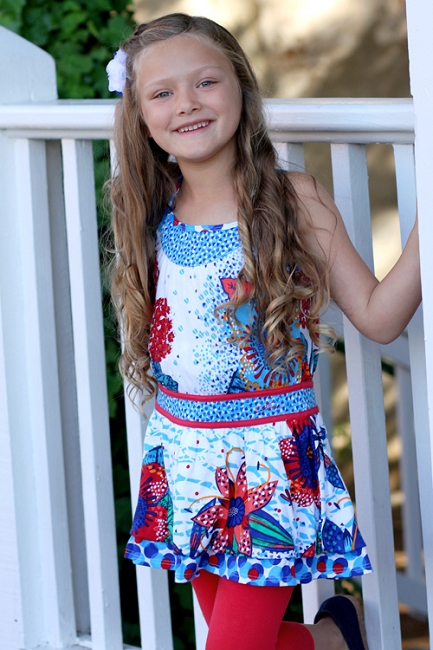 Catimini Colors of Africa Panel Tunic 